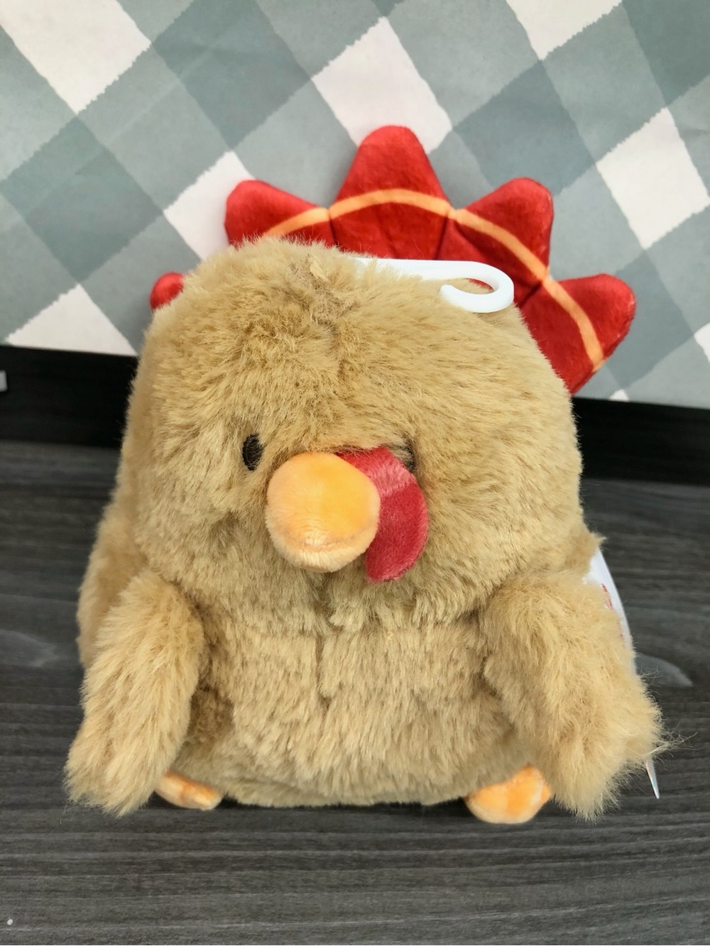 🌵$8🌵 NEW AMERICAN GREETINGS Turkey Plush Animal Tan Red